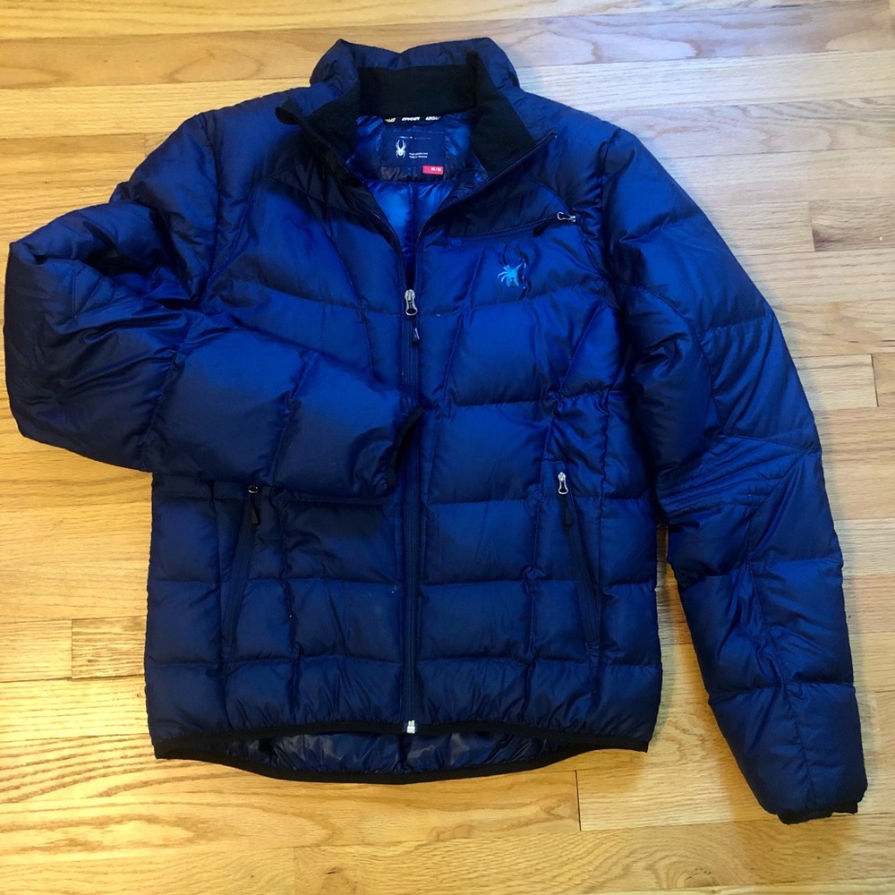 Men’s Spyder Down Blue Jacket